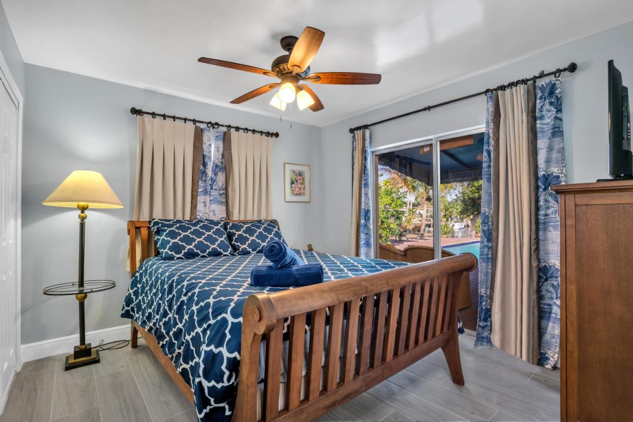 4 Bd Near Beach Spacious Solar Heated Pool Waterfront Home Pompano Beach Eksteriør billede